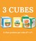 Carson Dellosa Differentiated Instruction Cubes&#x2014;Blue, Yellow, Green Foam Learning Cubes With Clear Pockets, Customizable Learning Activities and Cards for All Subjects (3 pc)